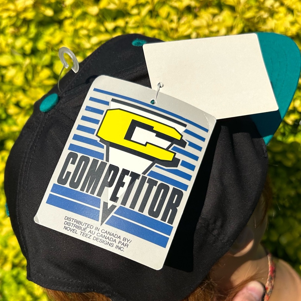 💥SOLD💥 Vintage 1994 Vancouver Grizzlies snapback hat baseball cap NBA Competitor - Picture 9 of 16